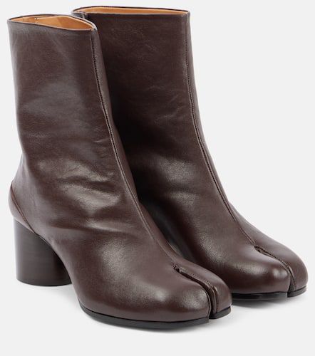 Tabi leather ankle boots - Maison Margiela - Modalova