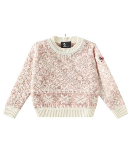 Jersey de bouclé de mezcla de lana - Moncler Grenoble Enfant - Modalova