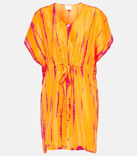 Anna Kosturova Tie-dyed silk kaftan - Anna Kosturova - Modalova