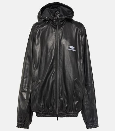 B Sports Icon leather track jacket - Balenciaga - Modalova
