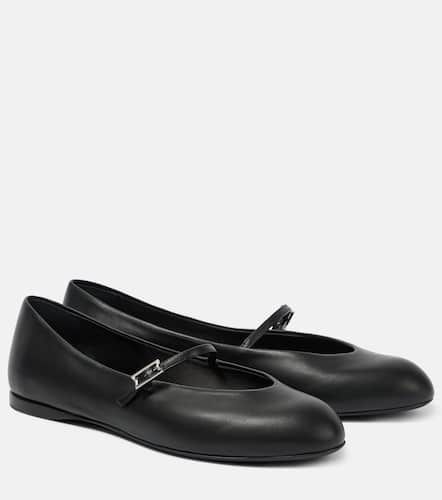 Leather Mary Jane ballet flats - Max Mara - Modalova