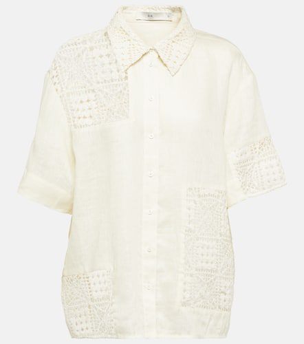 SIR Rayure patchwork cotton shirt - SIR - Modalova