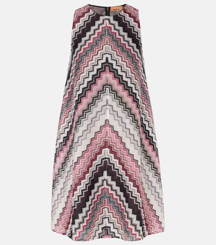 Abito corto con lamé a zig-zag - Missoni - Modalova