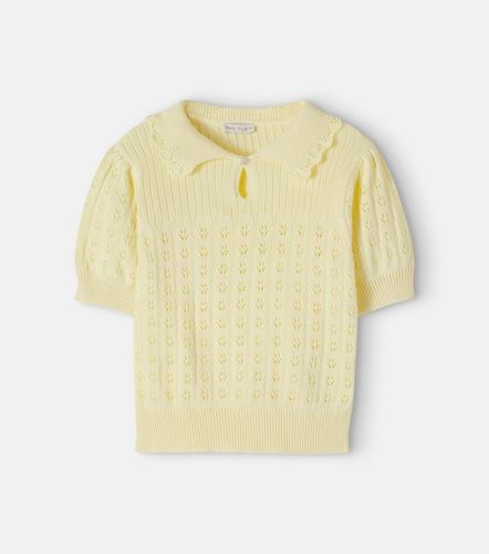 Pullover in cotone pointelle - Bebe Organic - Modalova
