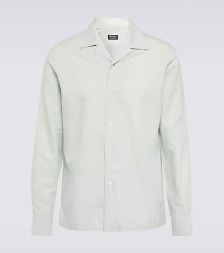 Camisa de algodón, lino y seda - Zegna - Modalova