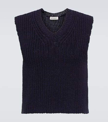 Intact ribbed-knit cotton sweater vest - Our Legacy - Modalova