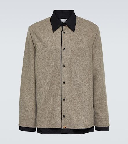 Wool flannel overshirt - Bottega Veneta - Modalova