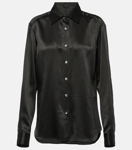 Tom Ford Camisa de satén de seda - Tom Ford - Modalova