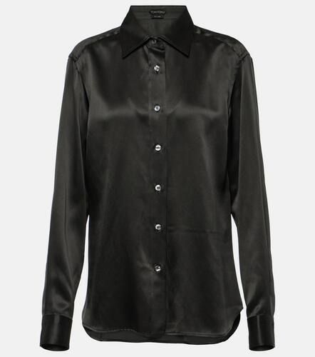 Tom Ford Camisa de satén de seda - Tom Ford - Modalova