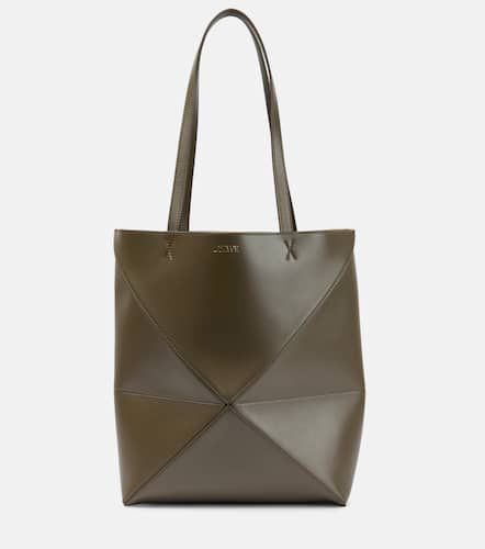 Puzzle Fold Medium leather tote bag - Loewe - Modalova