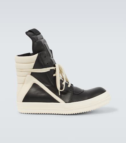 High-Top Sneakers aus Leder - Rick Owens - Modalova