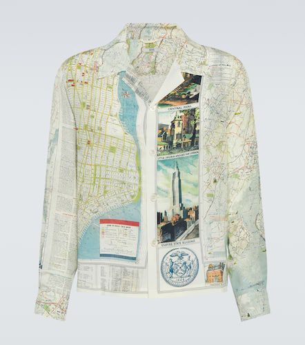 Camisa New York City Map de seda - Bode - Modalova