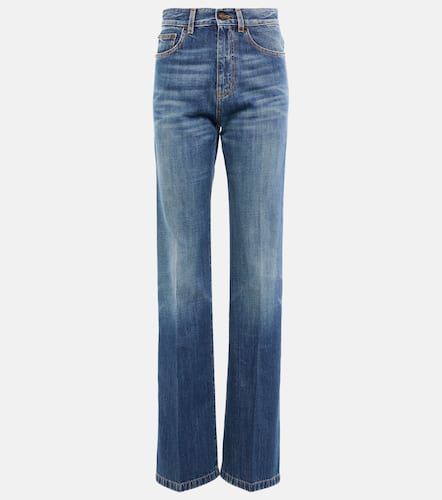 High-Rise Straight Jeans Clyde - Saint Laurent - Modalova