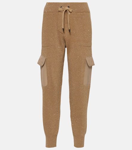 Pantaloni sportivi in lana e cashmere - Brunello Cucinelli - Modalova