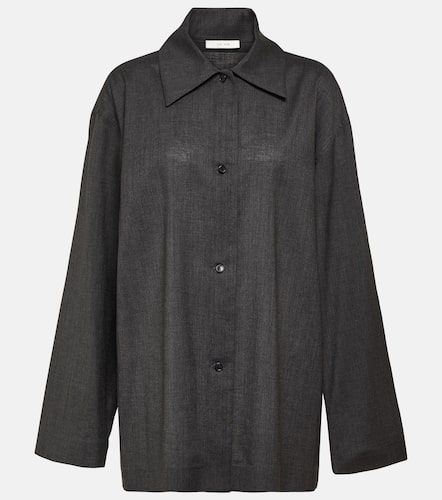 Camisa Rigel de popelín de seda y algodón - The Row - Modalova