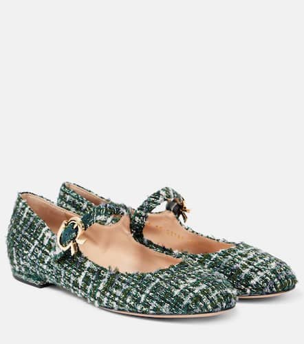 Mary Ribbon bouclÃ© Mary Jane flats - Gianvito Rossi - Modalova