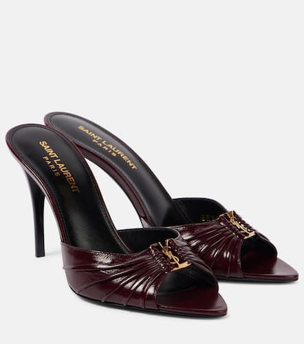 Mules Babylone Cassandre de piel - Saint Laurent - Modalova