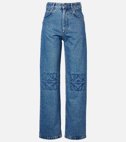 Anagram mid-rise wide-leg jeans - Loewe - Modalova