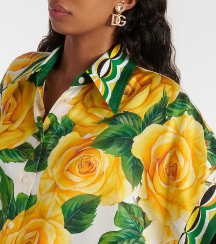 Dolce&Gabbana Blusa de seda floral - Dolce&Gabbana - Modalova