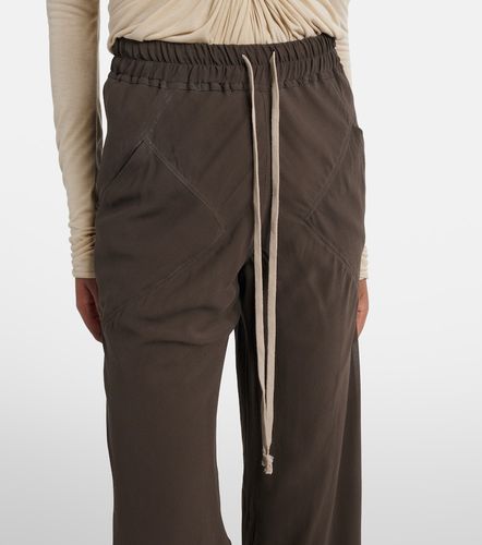 Silk charmeuse wide-leg pants - Rick Owens - Modalova