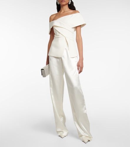 Pantaloni Miriam in seta e lana - Danielle Frankel - Modalova
