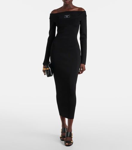 Balmain Abito lungo in maglia - Balmain - Modalova