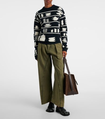 JW Anderson Jacquard wool sweater - JW Anderson - Modalova