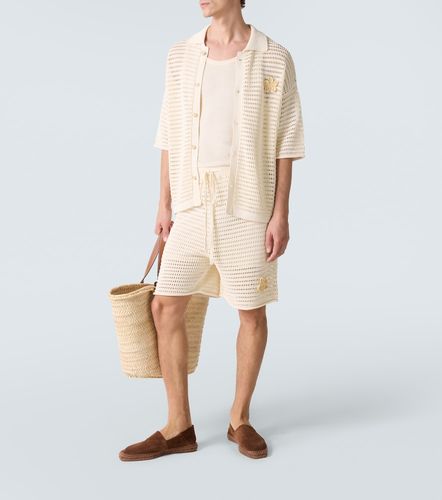 Bermuda in crochet con applicazioni floreali - Commas - Modalova