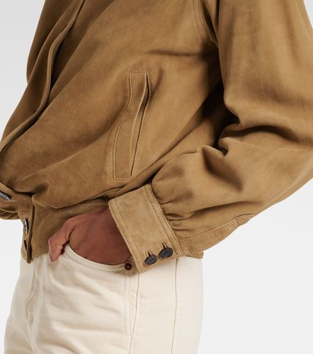 Saint Laurent Gathered suede jacket - Saint Laurent - Modalova