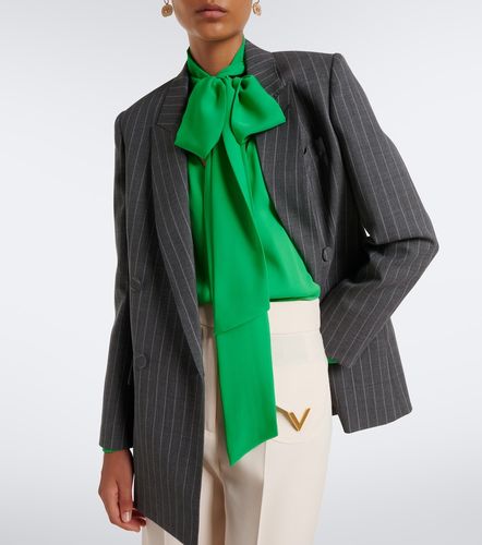 Pinstripe virgin wool blazer - Valentino - Modalova