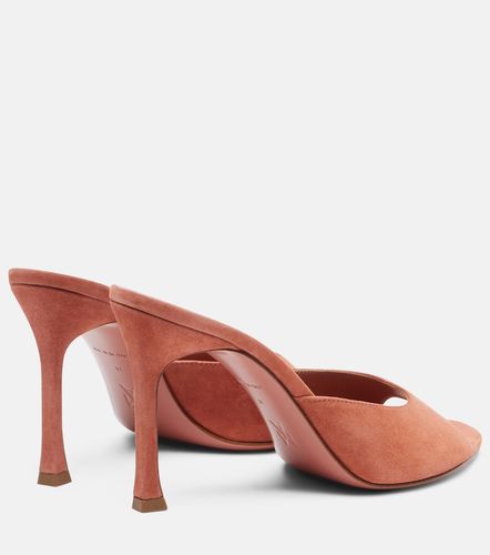 Amina Muaddi Mules Alexa in suede - Amina Muaddi - Modalova