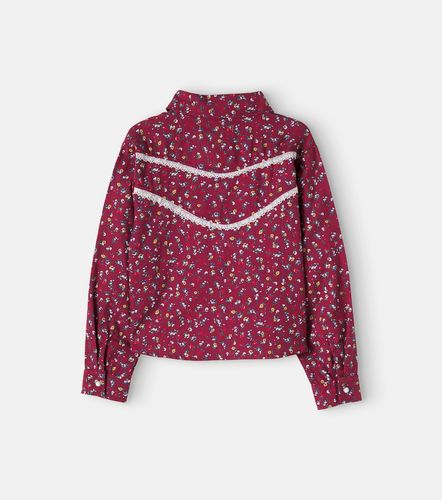 Camisa Bloom de algodón floral con encaje - The New Society - Modalova