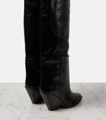 Knee-high leather boots - Isabel Marant - Modalova