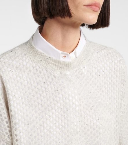 Pullover in maglia a coste - Brunello Cucinelli - Modalova