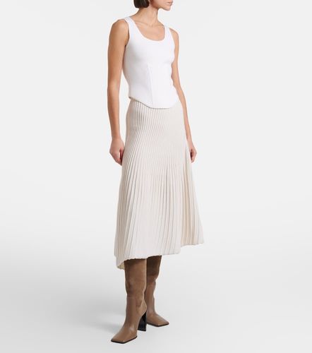 Alaïa Gonna midi in lana e cashmere - Alaia - Modalova