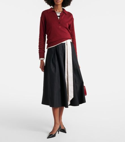 Gonna midi Baschi in misto cotone a pieghe - 'S Max Mara - Modalova