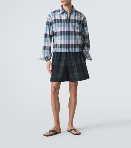 Checked cotton blouson jacket - JW Anderson - Modalova