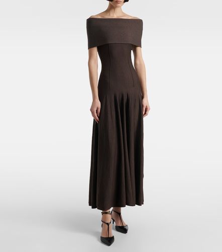 Ava off-shoulder wool-blend maxi dress - Khaite - Modalova