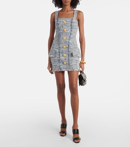 Balmain Denim tweed minidress - Balmain - Modalova
