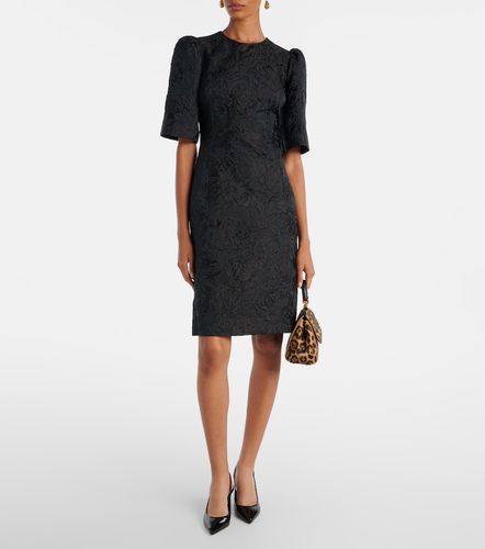Miniabito in misto cotone e seta - Dolce&Gabbana - Modalova