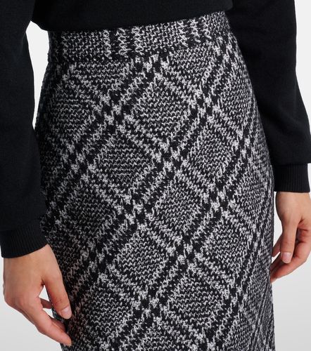 Checked wool-blend miniskirt - Dolce&Gabbana - Modalova