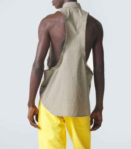 Versace Camicia in cotone a quadri - Versace - Modalova