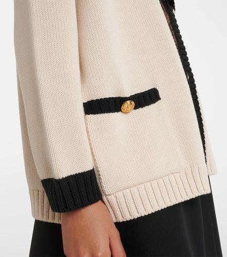 Cárdigan en mezcla de algodón con lazada - Valentino - Modalova