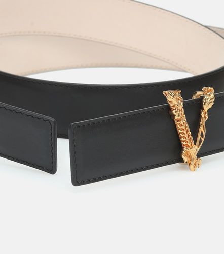 Versace Cinturón Virtus de piel - Versace - Modalova