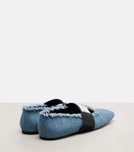 Ballerine Sliced Square in denim - Givenchy - Modalova