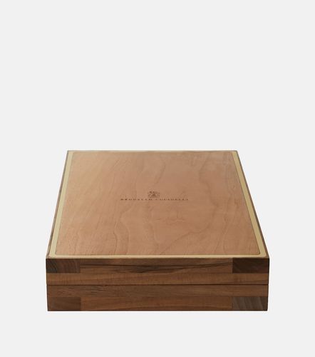 Set da backgammon in noce - Brunello Cucinelli - Modalova