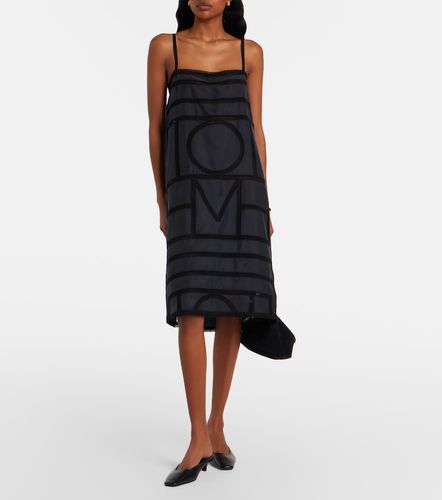 Toteme Vestido midi de seda bordado - Toteme - Modalova