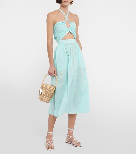 Abito midi in cotone con cut-out - Marysia - Modalova