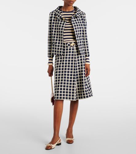 Pullover in cotone a coste a righe - Valentino - Modalova