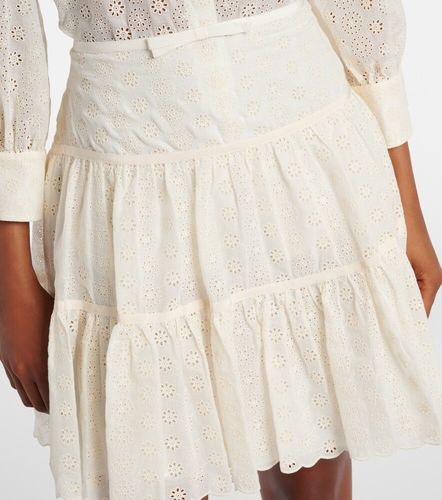 Minifalda de encaje de algodón - Valentino - Modalova